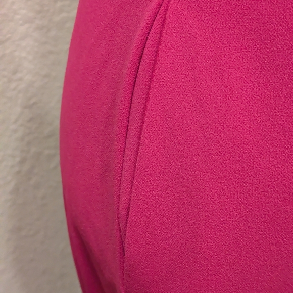 bebe XS Hot Pink Sleeveless Jumpsuit Wide Leg Pockets - Picture 7 of 7